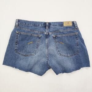 Tommy high waist jean shorts from 2003 Y2K style cut off jean shorts